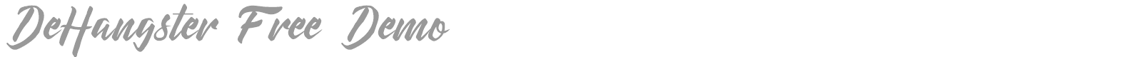 DeHangster font preview